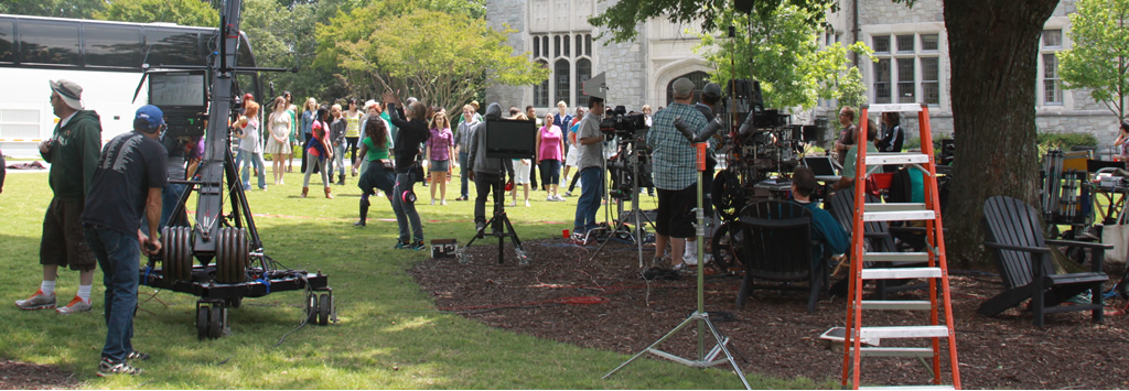 Commercials shoot at Oglethorpe all the time. 